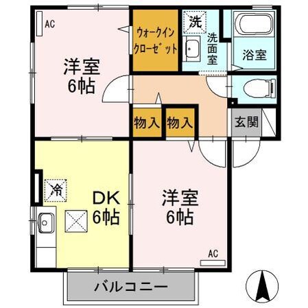 グランドゥール（高崎市中泉町）の物件間取画像